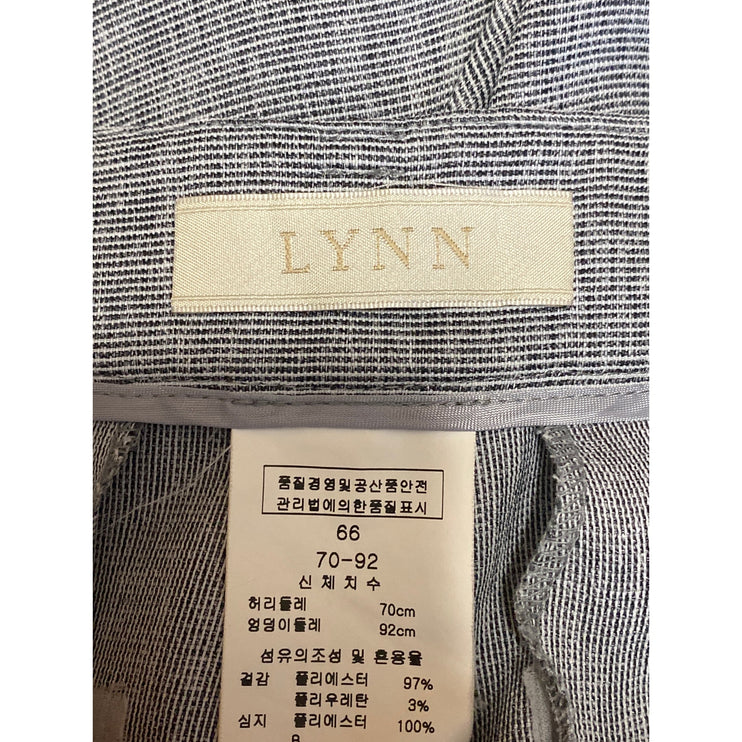 Lynn Women's Gray Mid Rise Straight Leg Career Trousers Dress Pants Size S