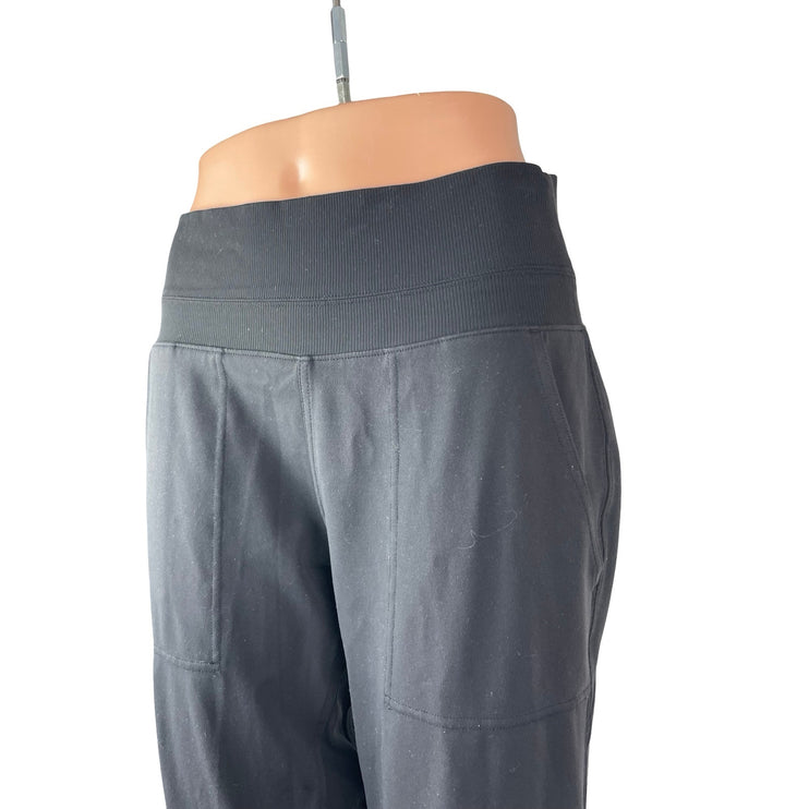 Athleta Women's Black High Rise Yoga Athletic Activewear Trousers Jogger Pants S