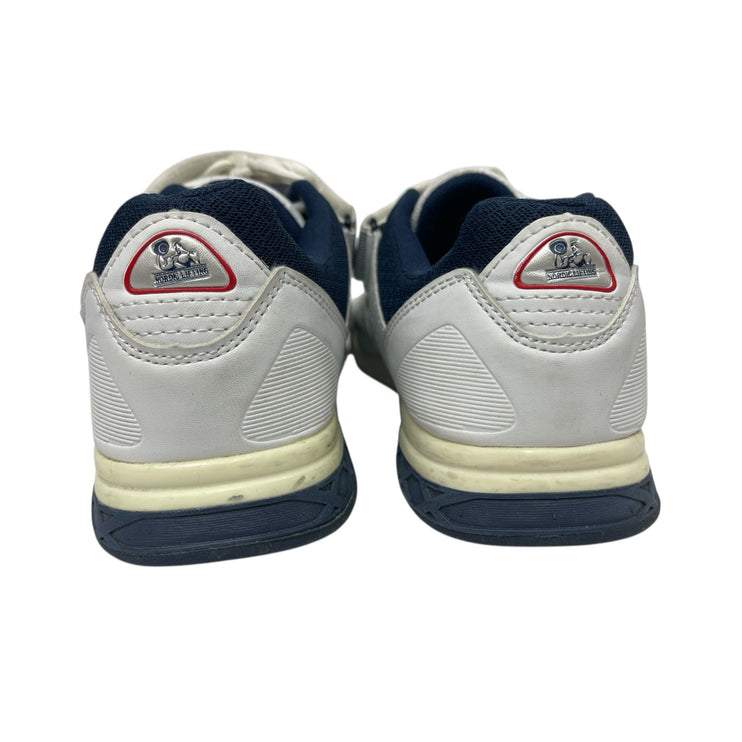 Nordic Lifting White Mesh Low Top Lace Up Round Toe Athletic Sneakers Shoes Sz 8