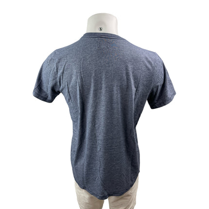 Adriano Goldschmied Men's Gray Crew Neck Short Sleeve Basic Tee T-Shirt Top Sz M