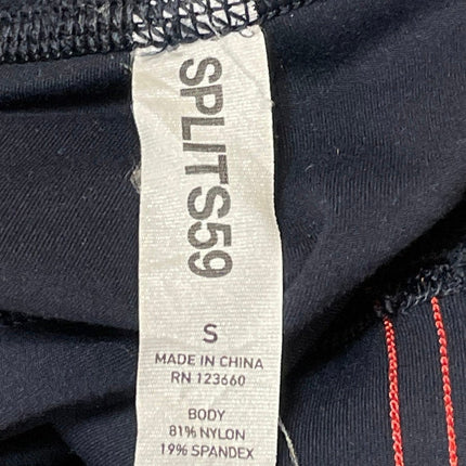 SPLITS59 Black Sleeveless Activewear Racerback Sports Bra & Legging Pants Set XS