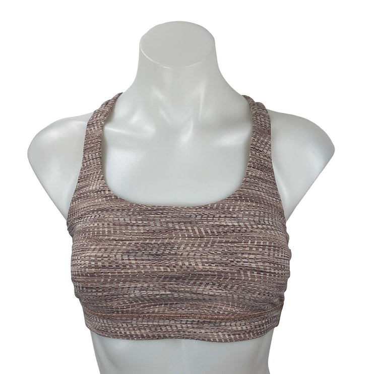 Lululemon Energy Women's Yoga Workout Athletic Activewear Crop Tank Bra Top Sz 6