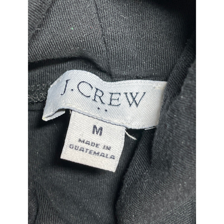 J.Crew Women's Black Turtleneck Foldover Long Sleeve Sweatshirt Sweater Top Sz M