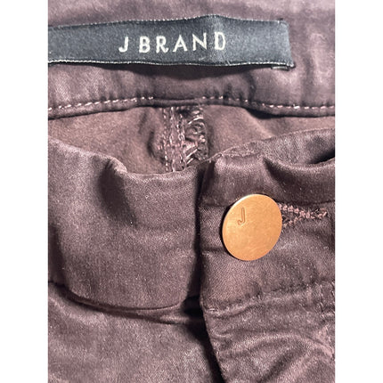 J Brand Women's Brown Mid Rise Slim Fit Skinny Leg Denim Jeans Pants Size 26