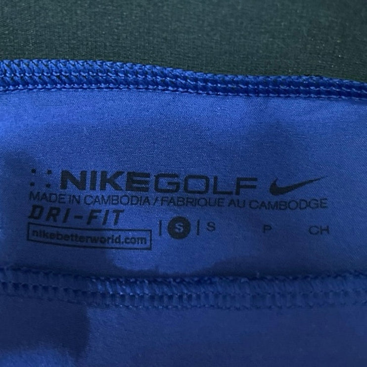 Nike Golf Blue High Waist Tiered Back Tennis Athletic A Line Mini Skirt Size S
