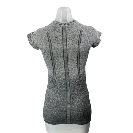 Lululemon Swiftly Tech 2.0 Gray Short Sleeves Ombre Athletic Tee T-shirt Top M