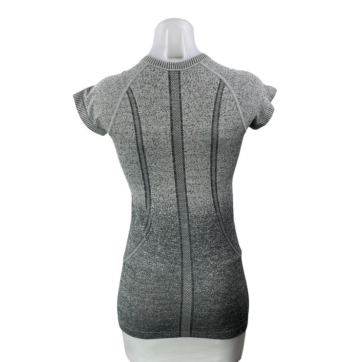 Lululemon Swiftly Tech 2.0 Gray Short Sleeves Ombre Athletic Tee T-shirt Top M