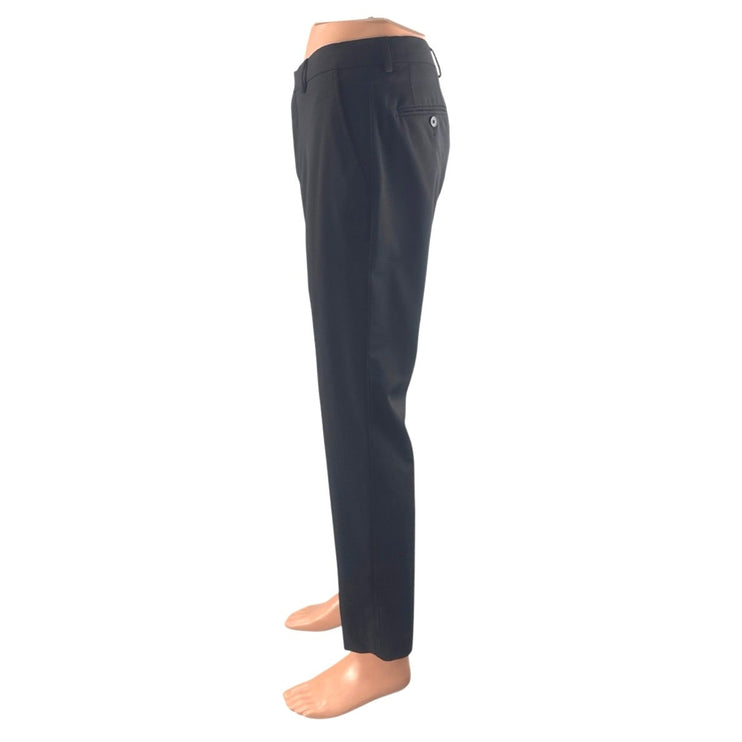 Calvin Klein Men's Gray Wool High Rise Straight Chino Trousers Dress Pants Sz 32