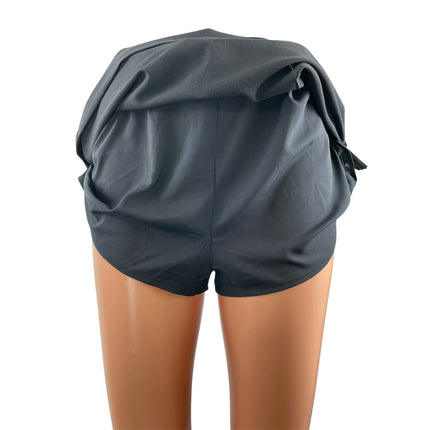Abercrombie & Fitch Scarlett Black High Waisted Mini Skirt Skort Shorts Size S