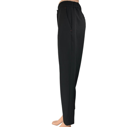 Tommy Hilfiger Women's Black High Waisted Straight Leg Trousers Dress Pants Sz 6