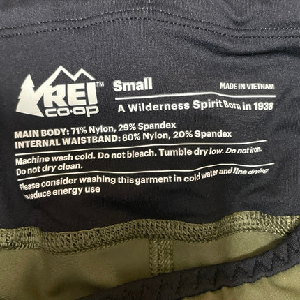 Rei Women's Green Mid Rise Hiking Outdoor Yoga Gym Athletic Biker Shorts Size S