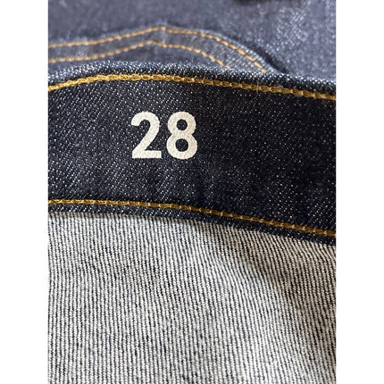 J. Crew Vintage Women's Blue High Waisted Slim Straight Leg Denim Jeans Pants 28