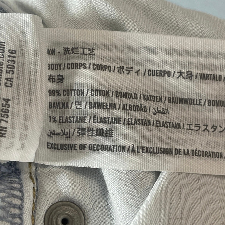 Abercrombie & Fitch 90's Relaxed Blue Straight High Waist Denim Jeans Pants 29