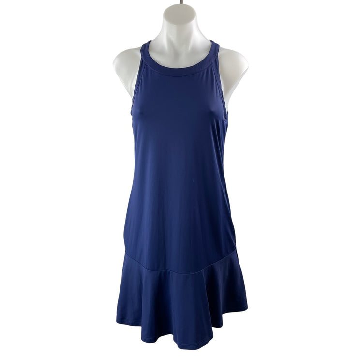 Tommy Bahama Islandzone Blue Sleeveless Tennis Built In Short Mini Dress Size XS