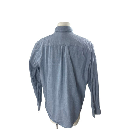 GAP Oxford Mens Light Blue Collared Long Sleeve Casual Button Down Shirt Top XXL