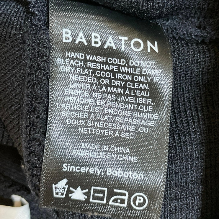 Aritzia Babaton Black Sculpt Knit Yoga Gym Athletic Activewear Crop Tank Top XS