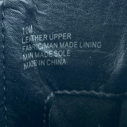 Gianni Bini Ridliegh Womens White Leather Chunky Lug Sole Chelsea Boots Size 10M