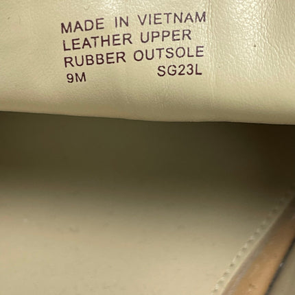 Michael Kors Eden Womens Tan Brown Quilted Leather Slip-On Penny Loafer Shoes 9M