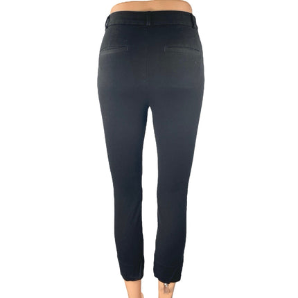 Banana Republic Sloan Women's Black Skinny Cropped Trousers Pants Size 00P