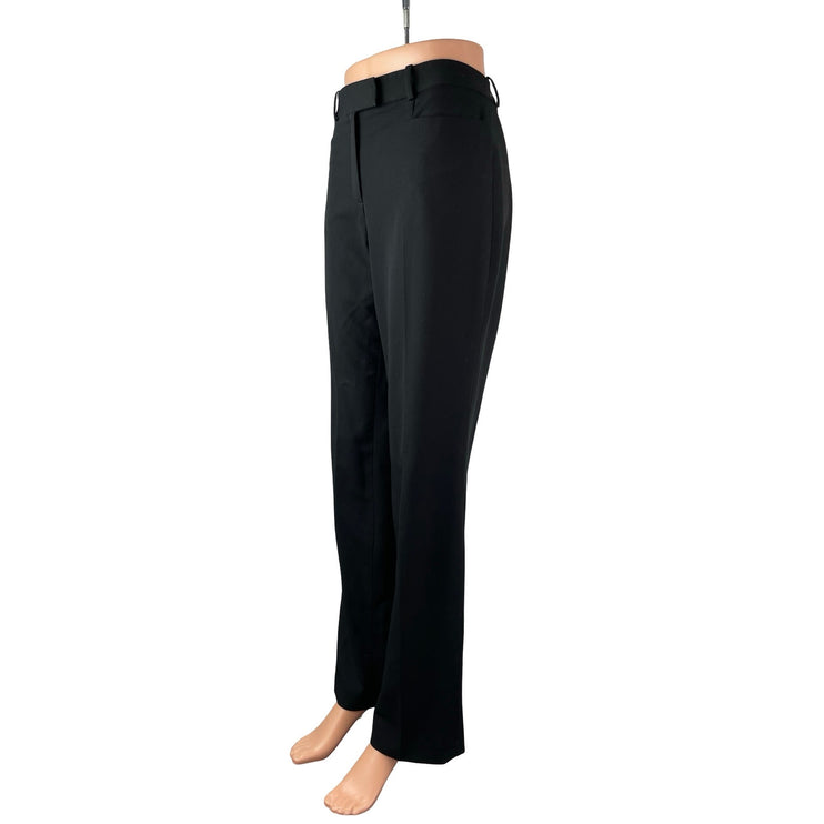 Tommy Hilfiger Men's Black High Waisted Straight Leg Trousers Dress Pants Size M