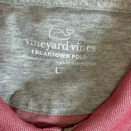 Vineyard Vines Edgartown Embroidered Logo Collared Short Sleeve Polo Shirt Top L