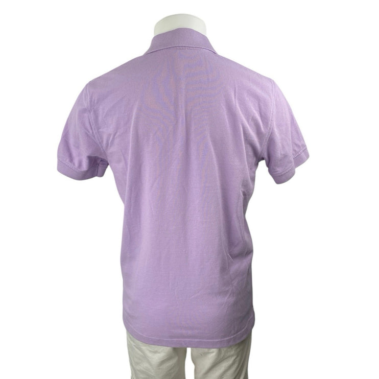 Brooks Brothers Mens Purple Cotton Short Sleeve Performance Polo Shirt Top Sz M