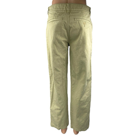 Madewell Women's Green High Rise Straight Wide Leg Trousers Denim Jeans Pants 26