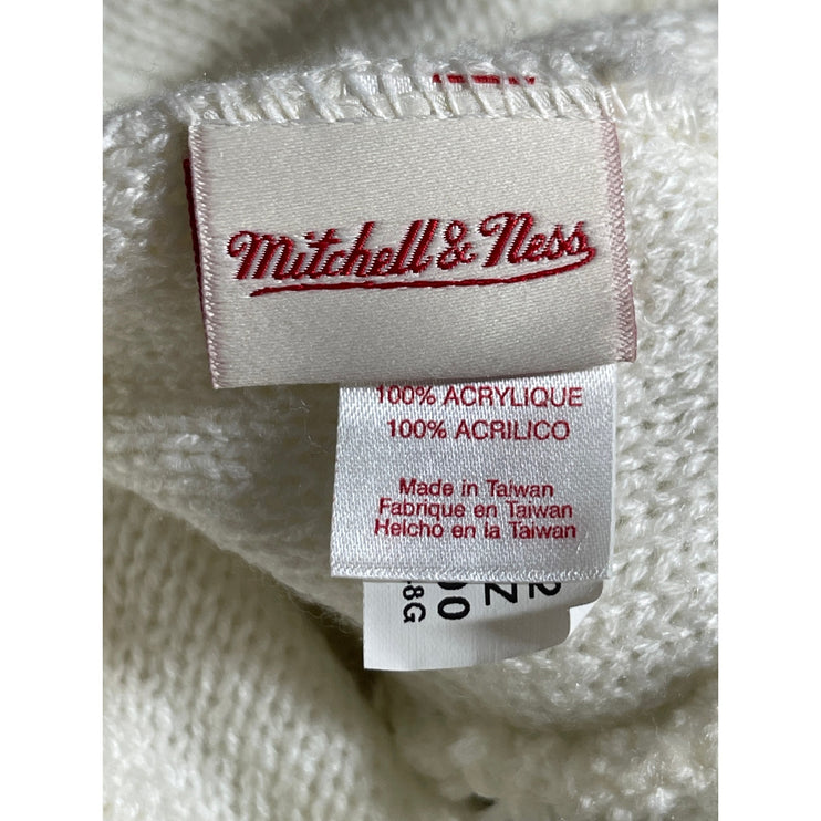 Mitchell & Ness New York Jets NFL White Green Cuff Knit Beanie Winter Cap Hat OS