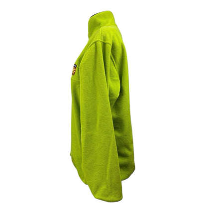 OnlyNY Women's Green Turtleneck Half Snap Fleece Long Sleeve Sweater Top Size M