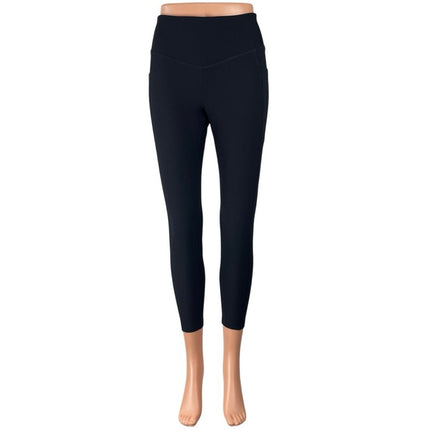 Old Navy Active Women's Black Crop Yoga Workout Athletic Leggings Pants Size M