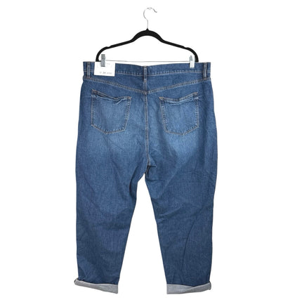 NEW Ann Taylor Loft Women's Blue Skinny Straight High Waist Denim Jeans Pants 34