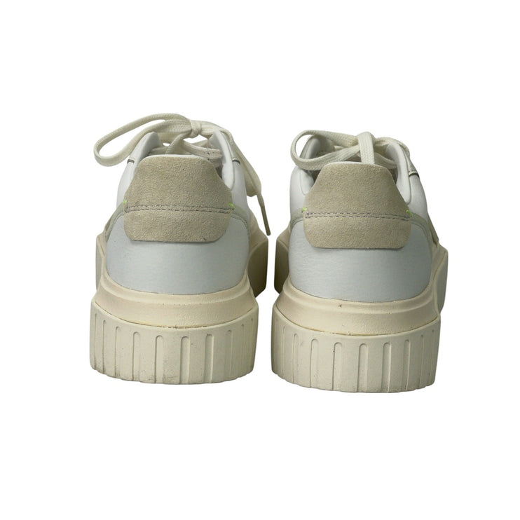 Adidas Hypersleek Women's Cream White Platform Lace Athletic Sneakers Shoes S47