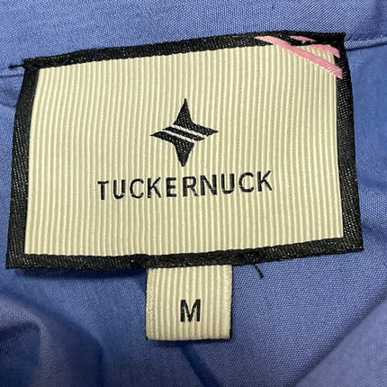 Tuckernuck Martine Bubble Sail Blue Short Sleeves Button Down Mini Shirt Dress M