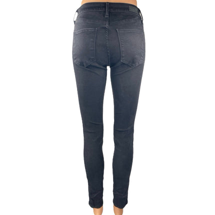 Abercrombie & Fitch Womens Black High Rise Super Skinny Denim Jeans Pants Size 4