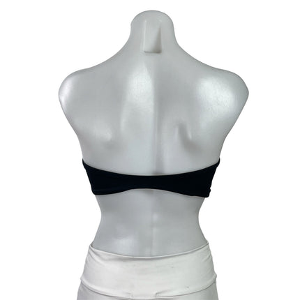 Oner Women's Black Strapless Tube Bandeau Yoga Athletic Sports Bra Top Size S