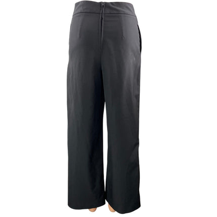 Banana Republic Women's Black High Waisted Wide Leg Trousers Pants Size 0 Tall