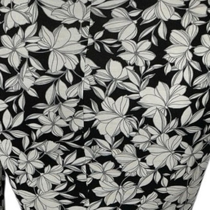 Alice + Olivia Delaina Floral Turtle Neck Long Sleeve Fitted Shirt Blouse Top XS