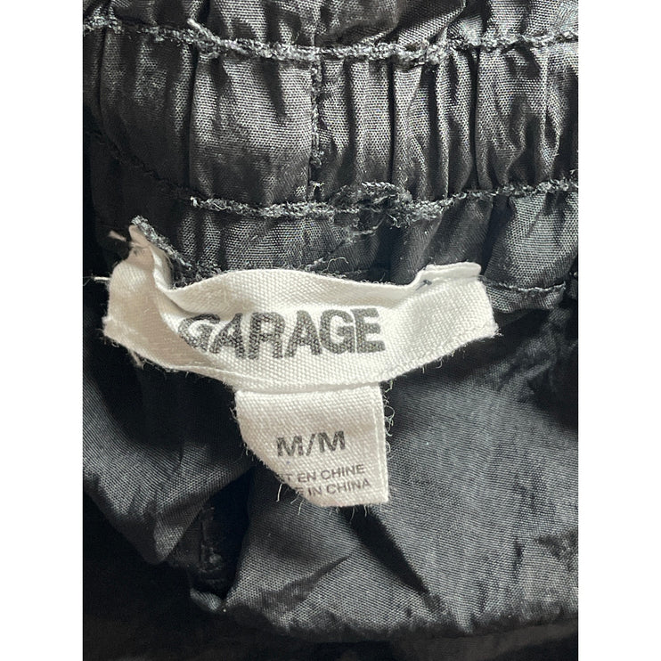 Garage Women's Black High Waisted Cargo Baggy Parachute Trousers Pants Size M