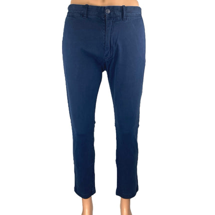 J.Crew Men's Blue Tapered Leg Mid Rise Slim Stretch Trousers Dress Pan – Brie J.Crew Men's Blue Tapered Leg Mid Rise Slim Stretch Trousers Dress Pan – Brie