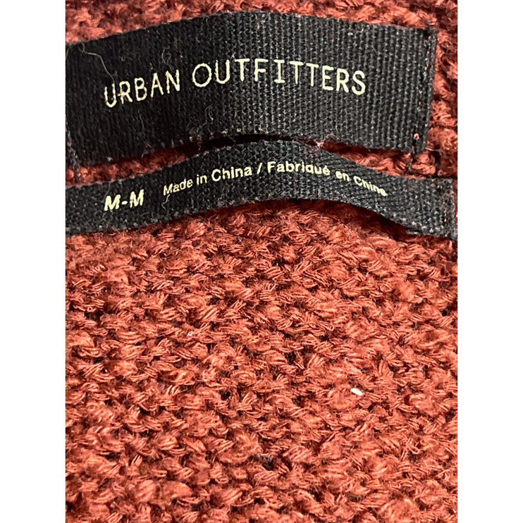Urban Outfitters Laney Brown Twist Front Long Sleeve Knit Sweater Crop Top Sz M