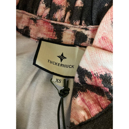 NEW Tuckernuck Valette Multicolor Floral Ruffle Button Up Long Sleeve Blouse XS