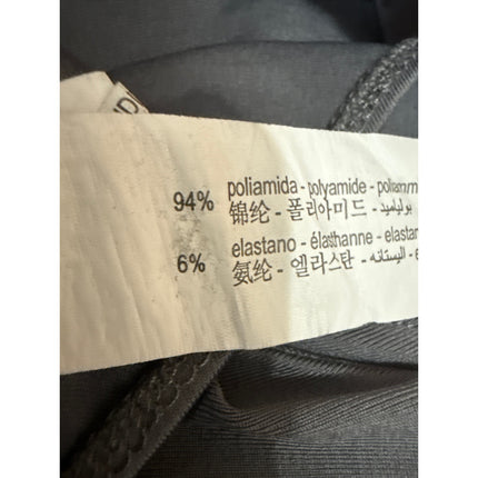 Zara Women's Gray Sleeveless High Neck Thong Cami Tank Bodysuit Top Size M