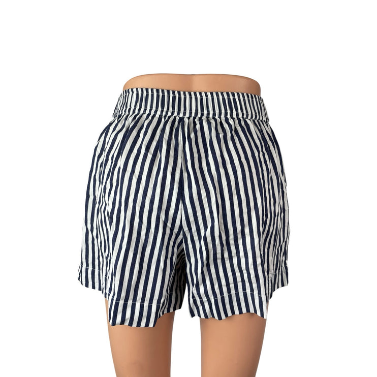 NEW Anthropologie Wren Women's Stripe Yoga Athletic Activewear Boxer Short XXS