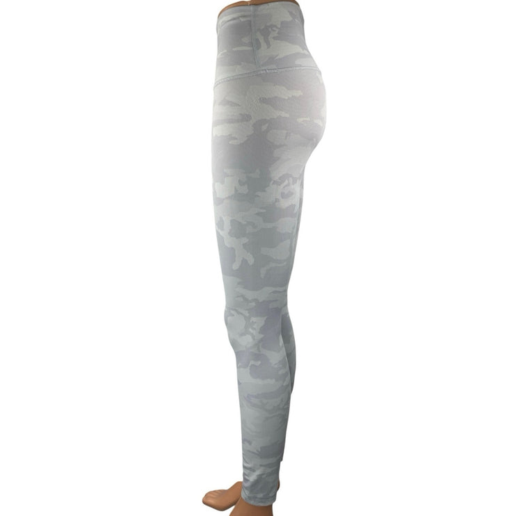 Lululemon Wunder Under Gray Camo Camouflage Skinny Activewear Leggings Pants 4