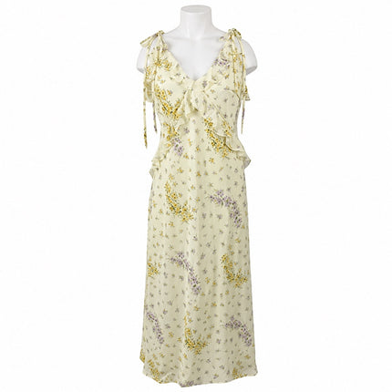 NEW Steve Madden Adalina Floral Ruffle Sleeveless Summer Maxi Tank Slip Dress XL