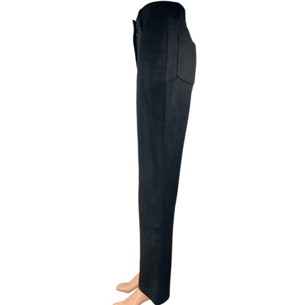 Aritzia Wilfred Women's Black High Waisted Straight Leg Casual Pants Size 4