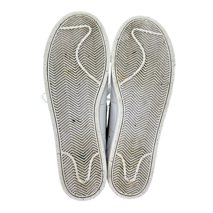 Nike Blazer Mid 77 Women's White Black High Top Lace Up Leather Sneakers Sz 9.5