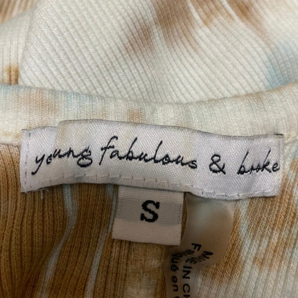 Young Fabulous & Broke Robbie Multicolor Tie Dye Sleeveless Tank Midi Dress S