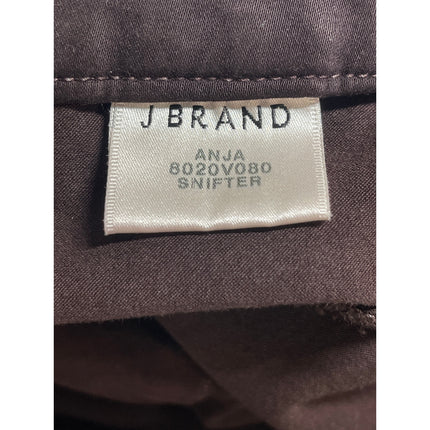 J Brand Women's Brown Mid Rise Slim Fit Skinny Leg Denim Jeans Pants Size 26