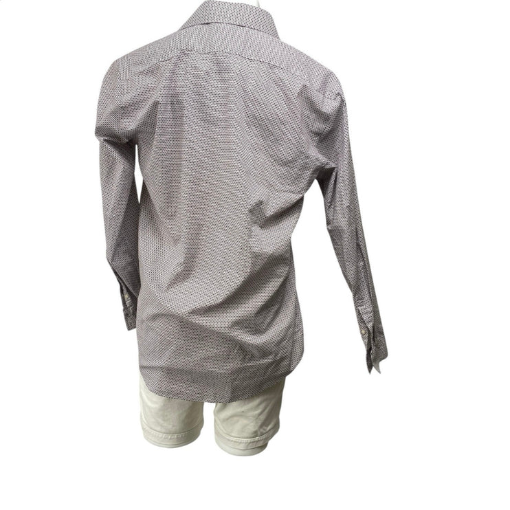 JF J Ferrar Men's Multicolor Long Sleeve Button Down Dress Shirt Top Size L 16